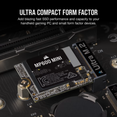 The Corsair MP600 Mini SSD's 1 TB version has received a substantial discount on Amazon (image via Corsair)