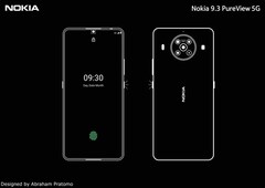 This is what the Nokia 9.3 may look like. (Source: Abraham Pratomo)