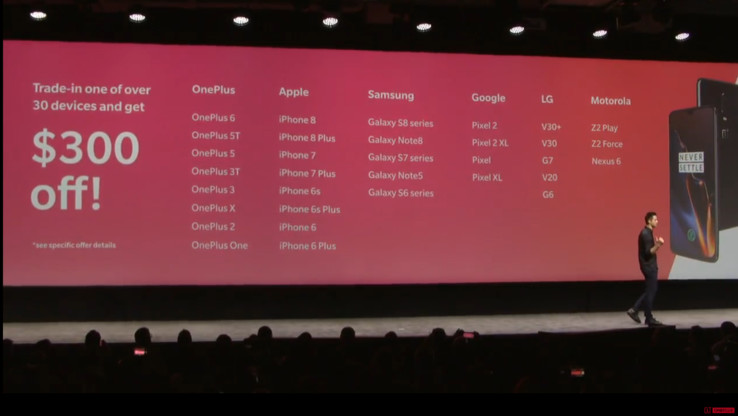 The OnePlus/T-Mobile trade-in scheme. (Source: OnePlus)
