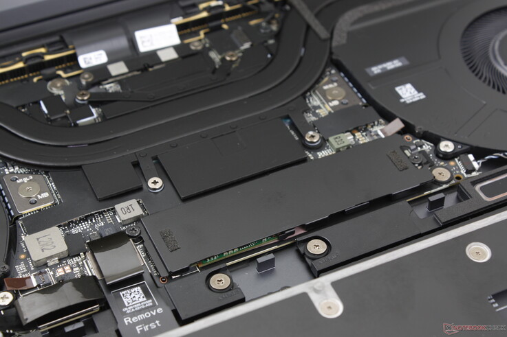 SSD heat spreader is included