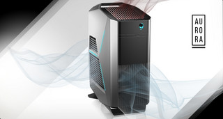 Dell Alienware Aurora desktop - cooling intake and vent layout. (Source: Dell)