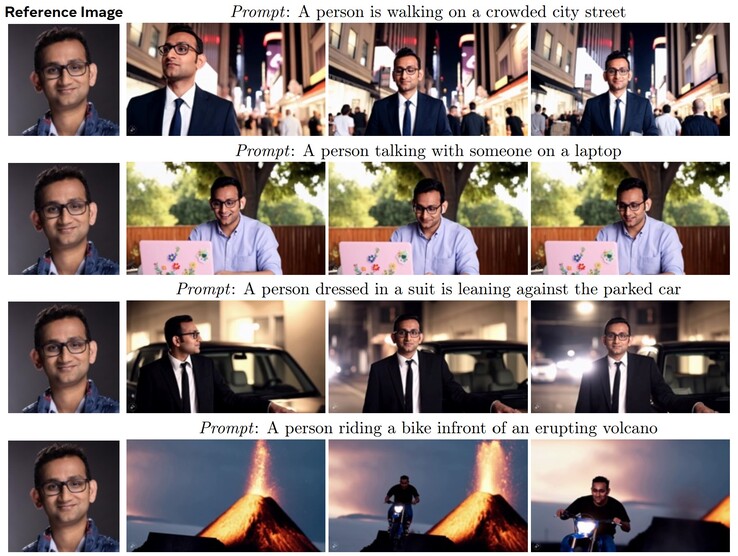 One photo is all Meta Movie Gen needs to animate actors across an infinite number of AI-generated scenes. (Image source: Meta)