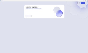 Nonsensical home screen for a single device