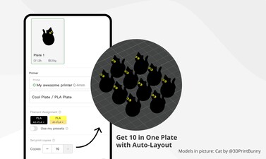 Auto-layout with multiple copies (Image Source: MakerWorld)