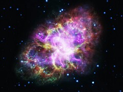 An image showing the Crab Nebula.