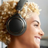 The Audio-Technica ATH-AL5NC wireless headphones reproduce high-resolution music with a wide, airy soundstage due to their open-back design.