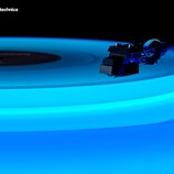The Audio-Technica Hotaru illuminated record player debuts at Milan Design Week. (Image source: Audio-Technica)