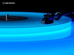 The Audio-Technica Hotaru illuminated record player debuts at Milan Design Week. (Image source: Audio-Technica)