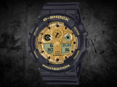 Casio’s GA-010GGB-1A9 and GA-100GGB-1A9 (pictured) watches are coming to Europe. (Image source: Casio)