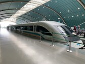 Current commercial maglev trains, such as the Shanghai maglev pictured here, operate at maximum speeds of 186 to 268 mph.