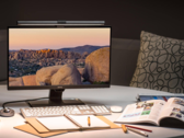 The BenQ ScreenBar Plus fits snugly on external monitors. (Image source: BenQ)
