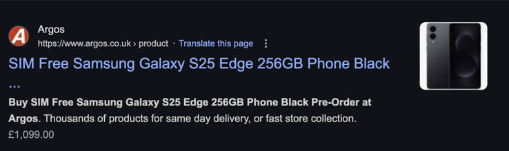 (Image source: Argos UK)
