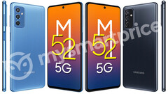 Is this the Galaxy M52? (Source: MySmartPrice)