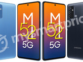 Is this the Galaxy M52? (Source: MySmartPrice)