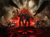 Gears of War: E-Day official promotional artwork.