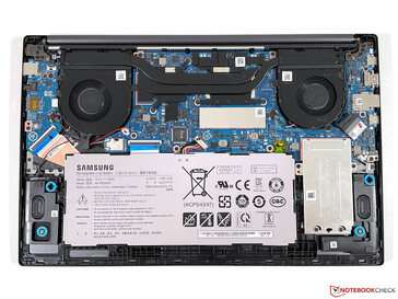 Internals of the laptop