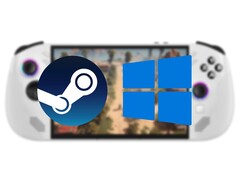 Lenovo Legion Go S can run both SteamOS and Windows. (Image source: Lenovo, Steam, Windows, edited)