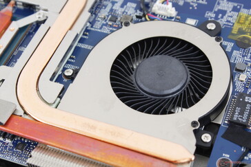 ... and a smaller ~45 mm fan nearest the GPU