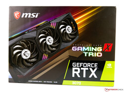 The MSI GeForce RTX 3070 Gaming X Trio - Provided by MSI Germany