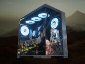 Maingear Crimson Desert Limited Edition PC front shown at angle