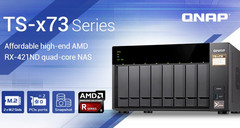 QNAP TS-x73 NAS with AMD RX-421ND processor (Source: QNAP Systems)