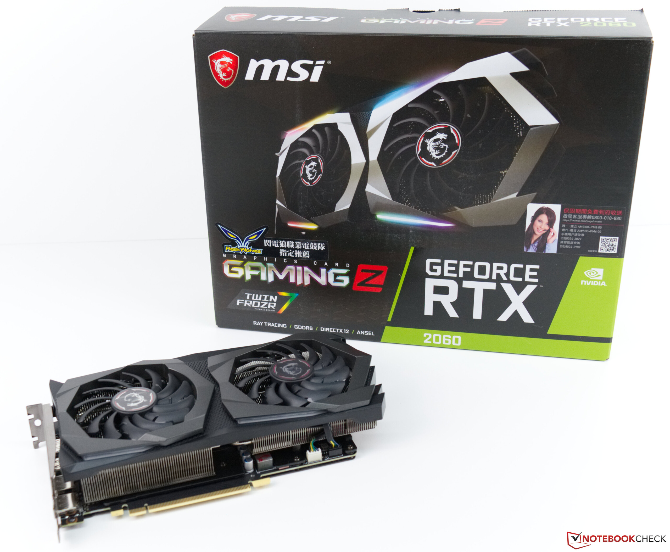 Anbefalede højdepunkt hvor ofte MSI RTX 2060 Gaming Z 6G Desktop Graphics Card Review - NotebookCheck.net  Reviews