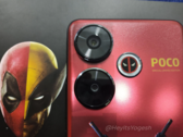 The Xiaomi POCO x Deadpool x Wolverine Special Limited Edition looks to have a metallic red finish. (Source: Yogesh Brar on X/Twitter)