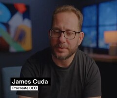 James Cuda f*cking hates gen AI (Image source: @Procreate on X)