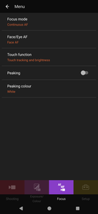 Sony Xperia 1 VIII review - video settings