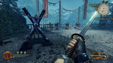 Pictured: A gameplay screenshot from Shadow Warrior 2.
