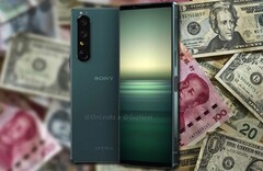Sony fans in China and the US should be prepared for a hefty Xperia 1 IV price tag. (Image source: @OnLeaks/GizNext/Unsplash - edited)
