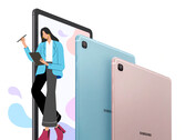The Galaxy Tab S6 Lite (2022 Edition) ships with a few improvements over its predecessor, including Android 12. (Image source: Samsung)