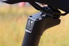 The battery is built into the seat post and can be removed...