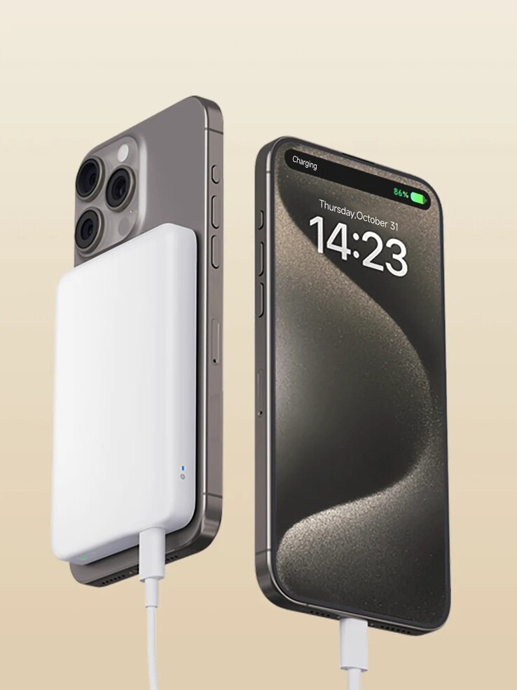 The Xiaomi Magnetic Power Bank 5000mAh. (Image source: Xiaomi)