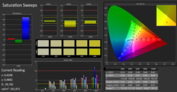 CalMAN: Colour Saturation - calibrated