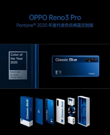 OPPO's new Enco Frees and Classic Blue Reno3 Pro. (Source: OPPO)