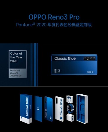 OPPO's new Enco Frees and Classic Blue Reno3 Pro. (Source: OPPO)