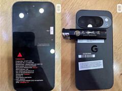 The Google Pixel 10 shown here is a prototype rather than a retail unit. (Image source: Goofish)