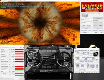 Stress test with Furmark (PT 110%)