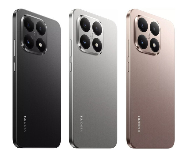 The Xiaomi 15T in its three rumoured launch colours. (Image source: via Roland Quandt)