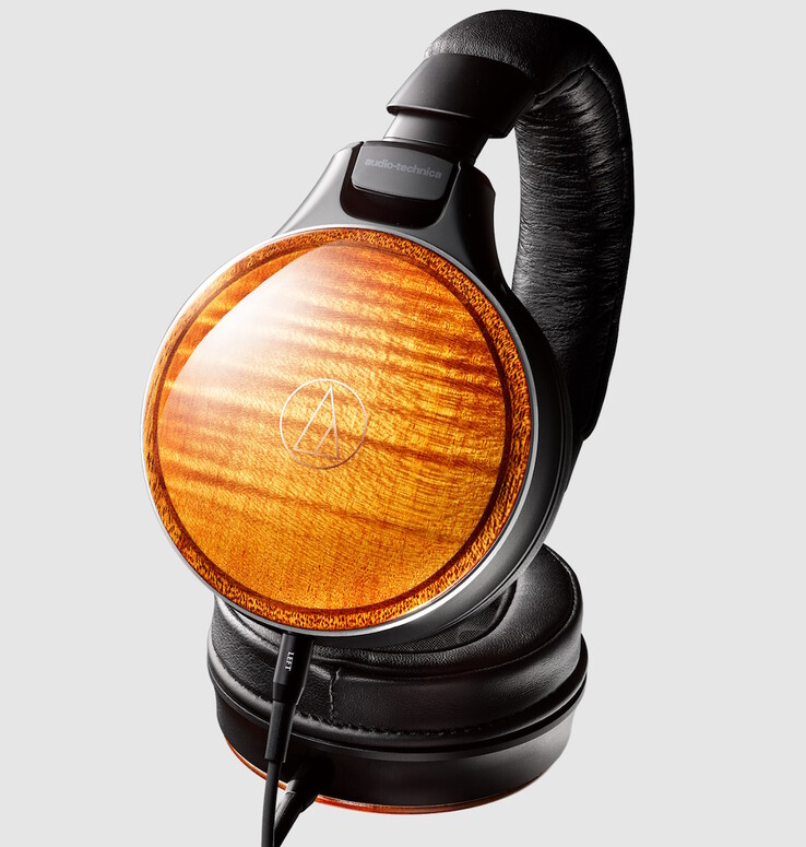 The ATH-WB LTD wooden headphones use mahogany, maple, and walnut to create a warm, detailed sound. (Source: A-T)