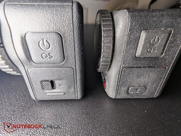 New opening mechanism (left) 