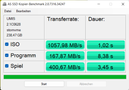 Copy benchmark