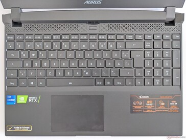 Aorus 15P YD - Input devices