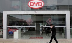 BYD surpassed Tesla in 2022 as the leading global EV manufacturer. (Image source: Reuters)