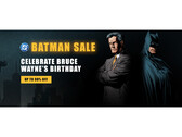 The cover image for Warner Bros. and DC Batman sale on Steam featuring Bruce Wayne and Batman (Image Source: Steam)