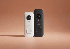 The Blink 2K+ Video Doorbell in black and white colorways