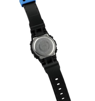 Rear view of the Casio G-Shock DW5600TT25-1 showing the engraved case back.