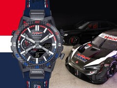 Casio is now selling the Edifice ECB2000HR-1A smartwatch in the US. (Image source: Casio)