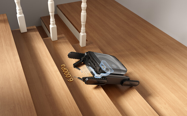 The improved Dreame Cyber X can now also sweep stairs.